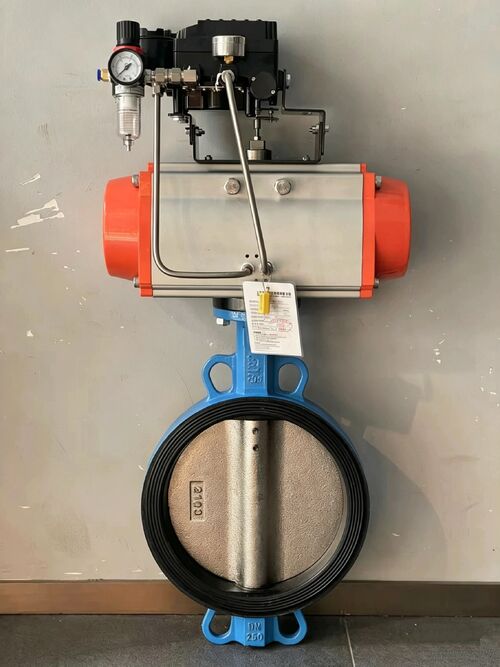 latest company news about Ensure precise flow control: Integration of pneumatic positioners with pneumatic butterfly valves in industrial applicat