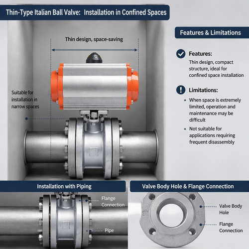 latest company news about Optimizing the spatial layout of Italy flange pneumatic ball valves