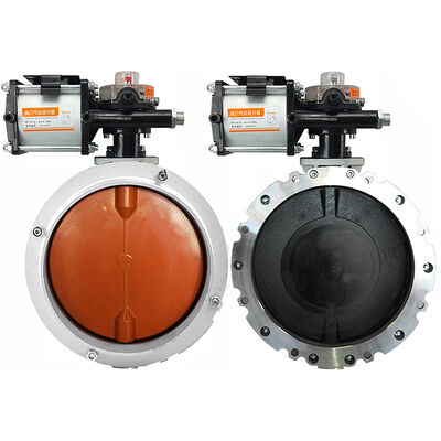 Bom preço. Válvula Pneumática do Atuador de Pó Liga de Alumínio Flange Simples / Duplo on-line