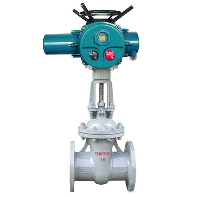 SONGO Flange Motorized Gate Valve Stainless Steel 304 316 Multi Turn Electric Actuated Water Flow Control Valve