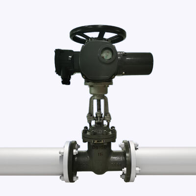 SONGO Flange Motorized Gate Valve Carbon Steel On/off Type 380V 4inch Multi-turn Electric Actuator Valve