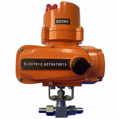 Goede prijs. SONGO SS304 IP68 gemotoriseerde naaldklep met 4-20mA besturing voor hoge druk hydraulische systemen online