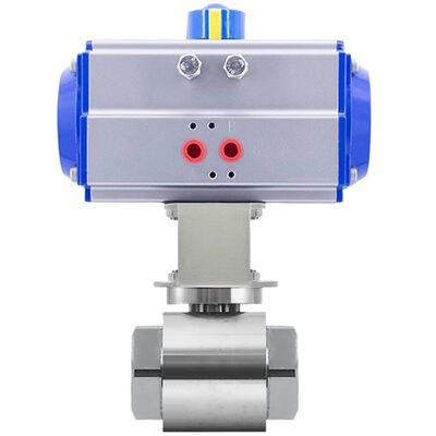 Goede prijs. Titanium G5 Pneumatische Kogelkraan Dubbelwerkend 2-weg NPT Binnendraad PN50 50bar voor Zeewater online