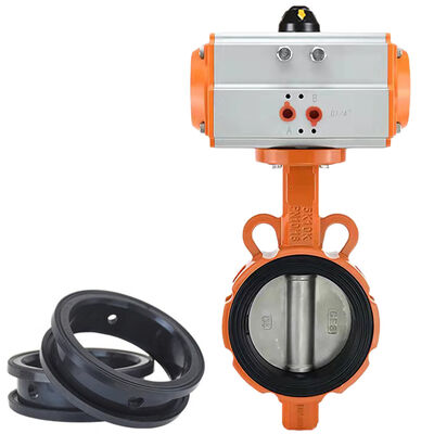 Un buen precio. Válvula con actuador neumático tipo Bray, retorno por resorte, EPDM, hierro fundido dúctil en línea