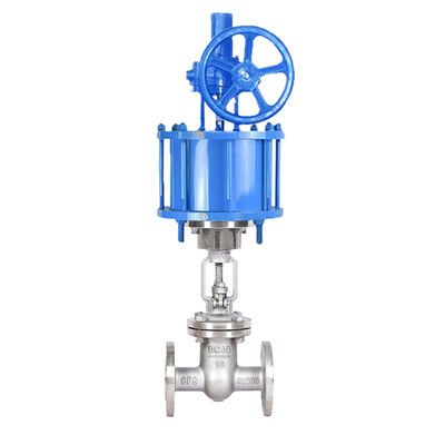 SONGO Pneumatic Gate Valve Stainless Steel Class150 Pneumatic Actuator Air Control Gate Valve