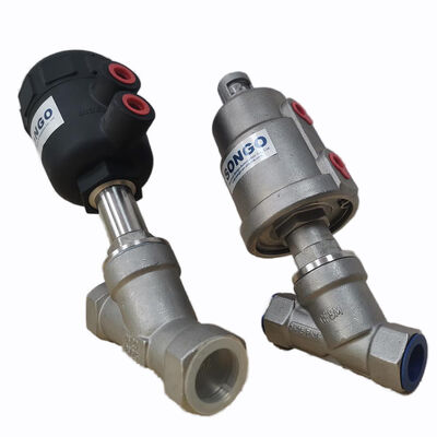 Ein guter Preis. Pneumatisches Winkelventil Y-Typ SS304 doppeltwirkend NPT-Gewinde 16 bar Absperrventil Online