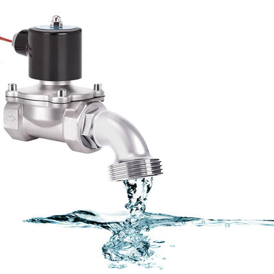 Un bon prix. Électrovanne 2W en acier inoxydable 10 bars AC24V Normalement Ouverte Pour Eau Huile Air en ligne