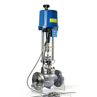 قیمت خوب SONGO Electrci دمای کنترل شیر 220VAC 24VDC SS304 PN16 نوع گرمایش، نوع خنک کننده برای 220 درجه درجه حرارت بالا بخار و روغن داغ آنلاین