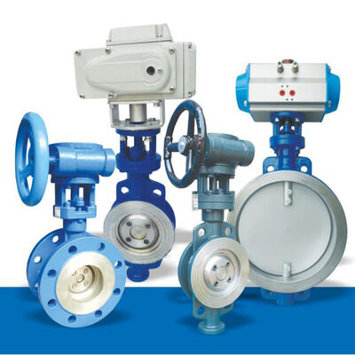 Good price Songo triple eccentric hard-sealed wafer butterfly valve  stainless steel 304 with worm wheel 425 degree online